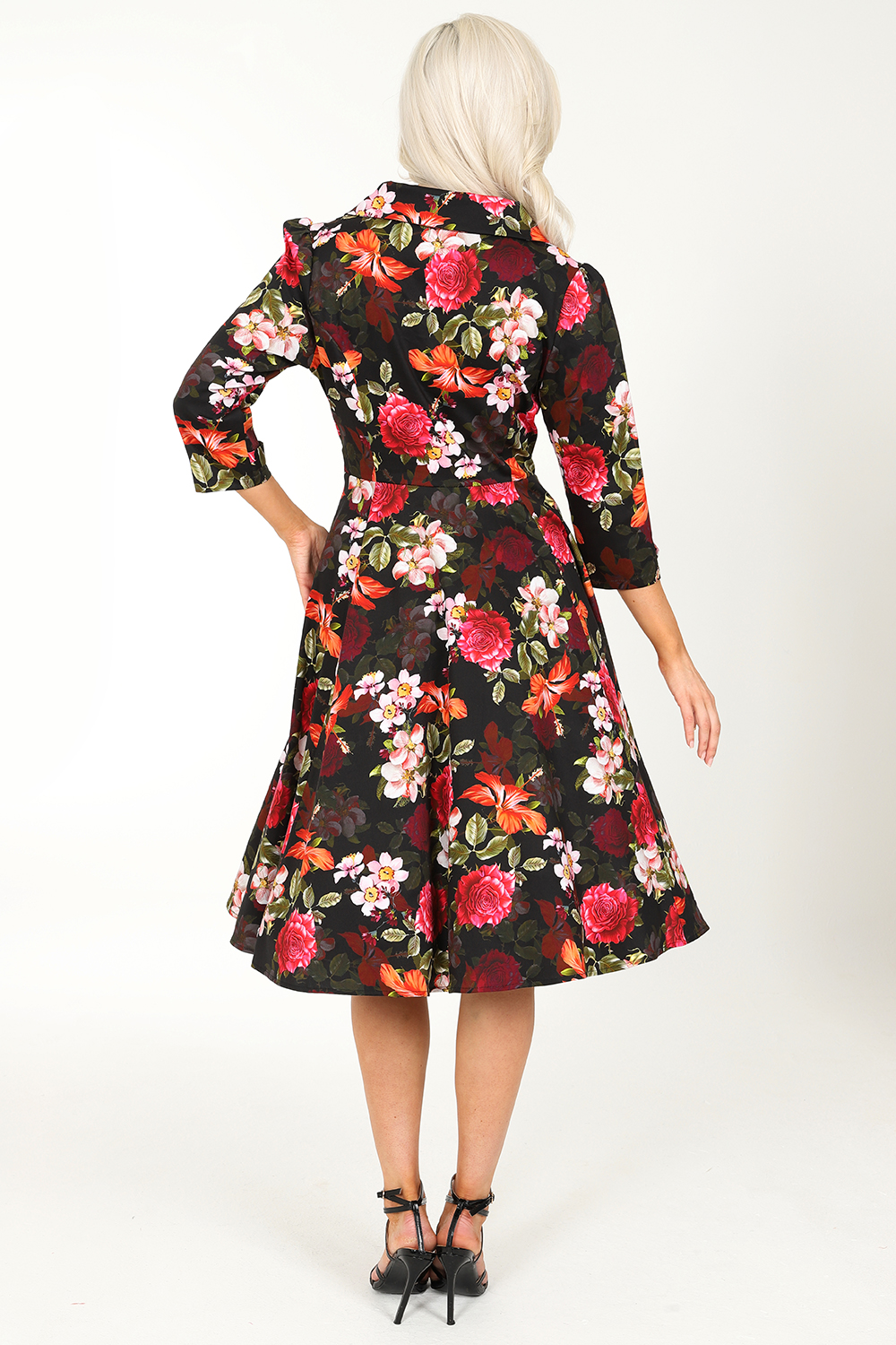 Kali Floral Swing Dress